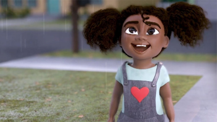 A character from an animated film made by Missouri State students.